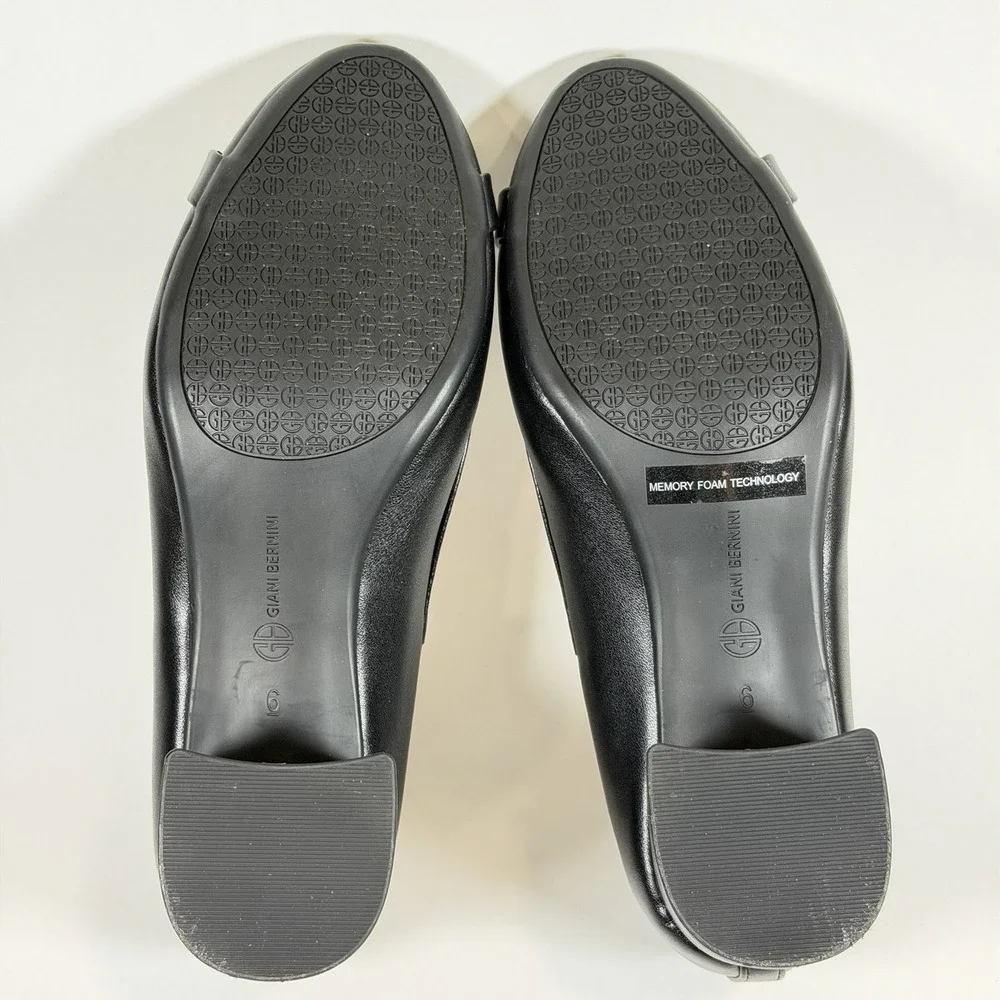 Giani Bernini Size-6M Shoes Ameriee‎ Dress Black Memory Foam Block Heel